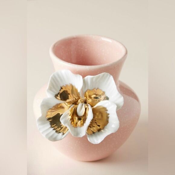 Anthropologie Ceramic Bloom Vase - Picture 1 of 14